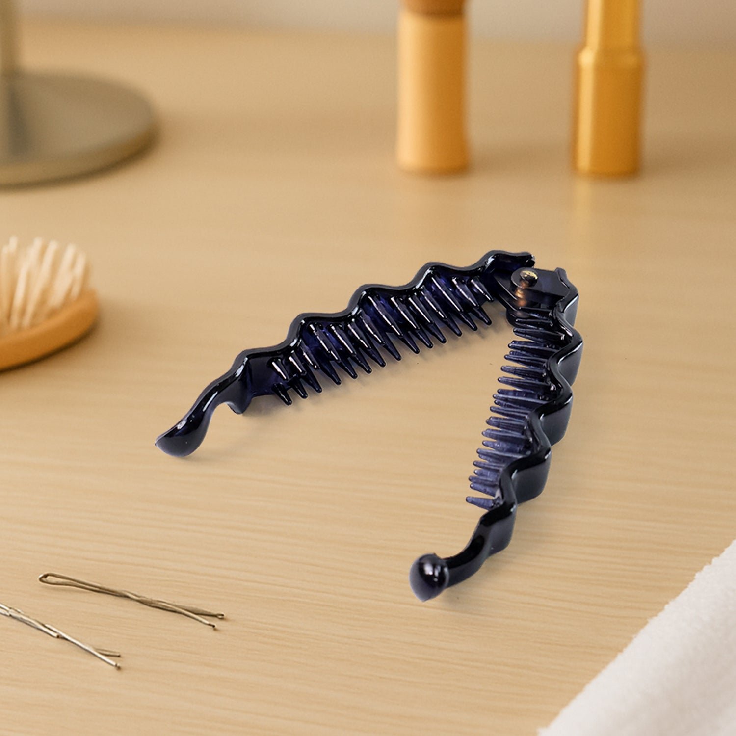 Hair Claw Clips – Strong, Non-Slip Plastic Clips (12 Pc, Mix Color)