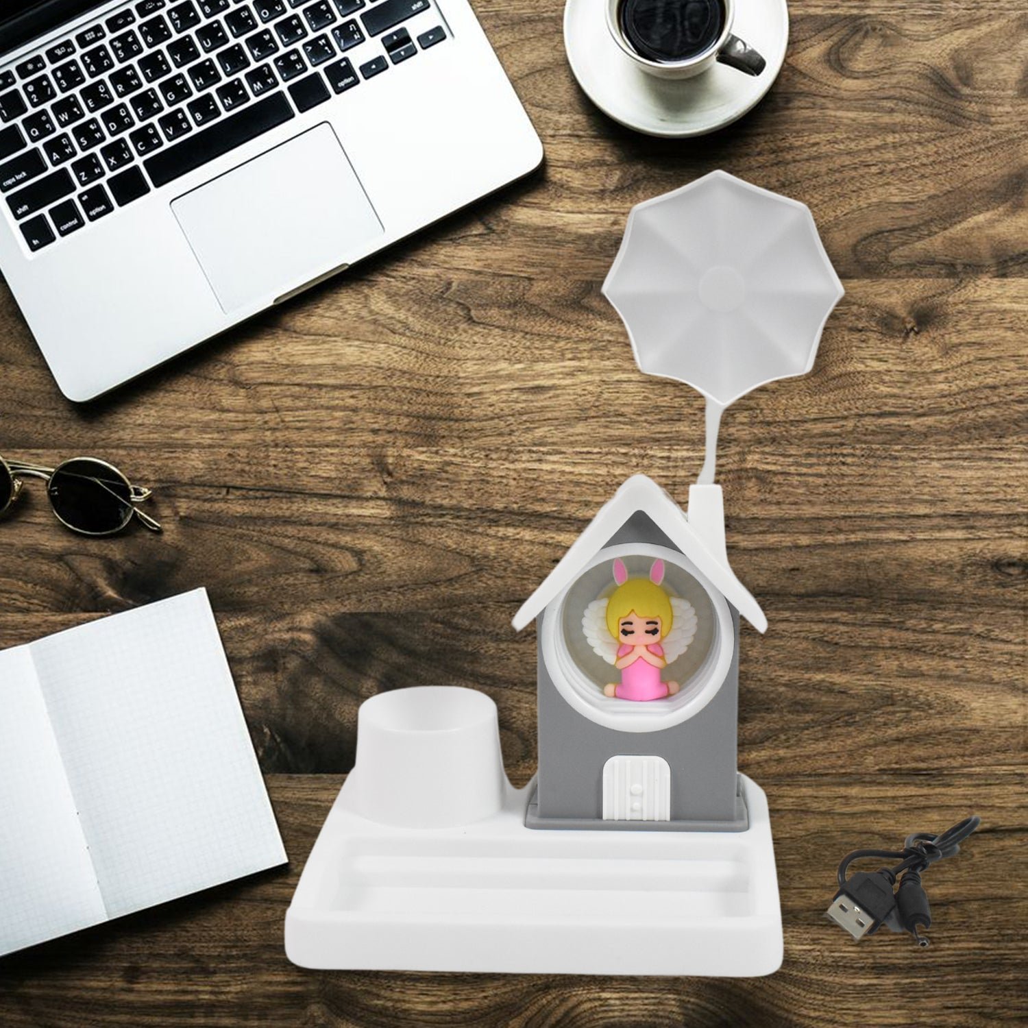 Cartoon LED Desk Lamp – Eye-Protection & Multi-Color |