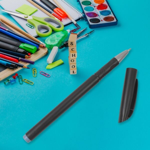 Black Gel Pen Set for Kids & School – Smooth Writing, 8 Pcs | InkGlow
