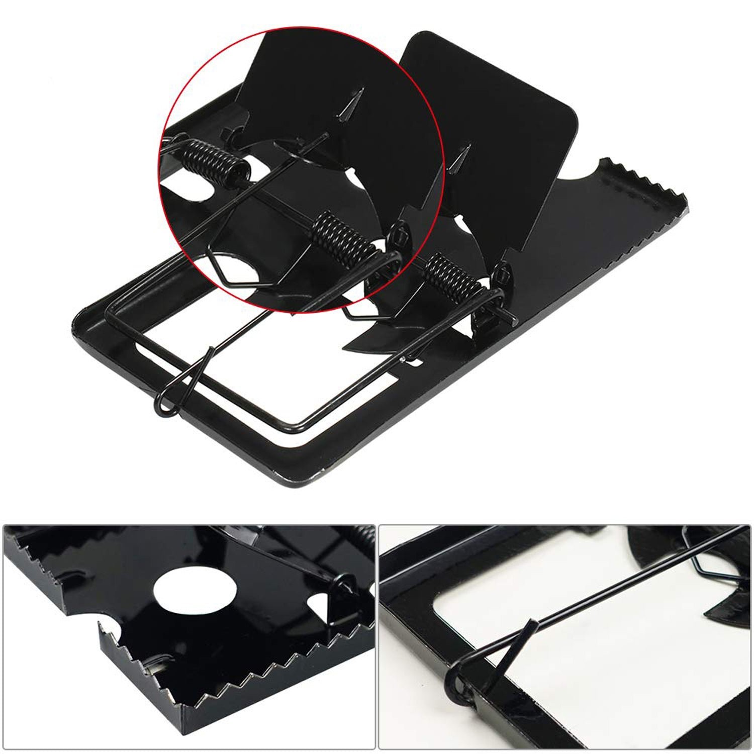Mouse Trap – Reusable Metal Rodent Catcher for Quick Control (2 Pc)