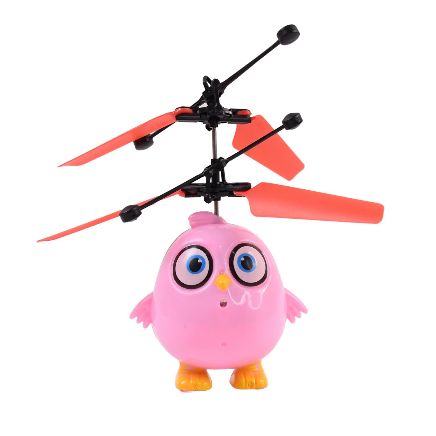 Flying Bird RC Toy – Pink Owl Design with LED & Remote Control