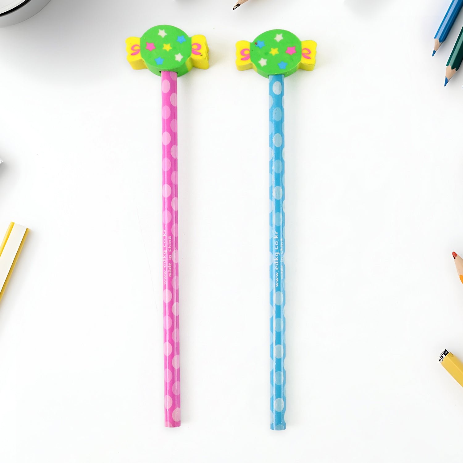 Candy Themed Pencil Set – Fun Kids Stationery Combo with Accessories