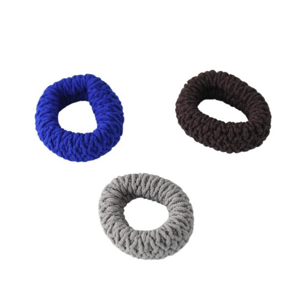 Tyre Shape Hair Bands – Multicolour, Secure Hold | Calm & Curl