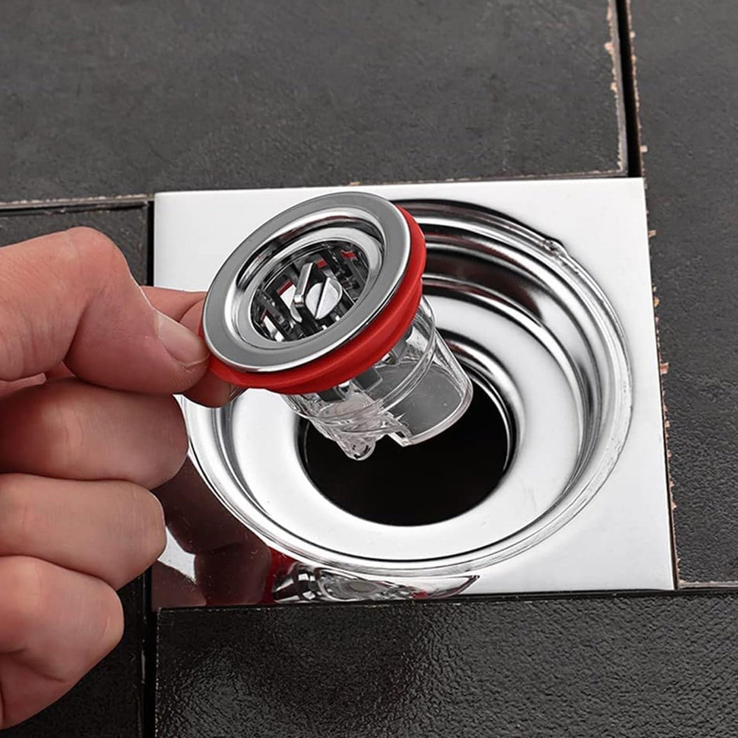 Odour Proof Floor Drain – Magnetic Valve for Fresh Bathrooms