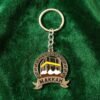 Makkah Design Metal Keychain – Elegant Islamic Accessory