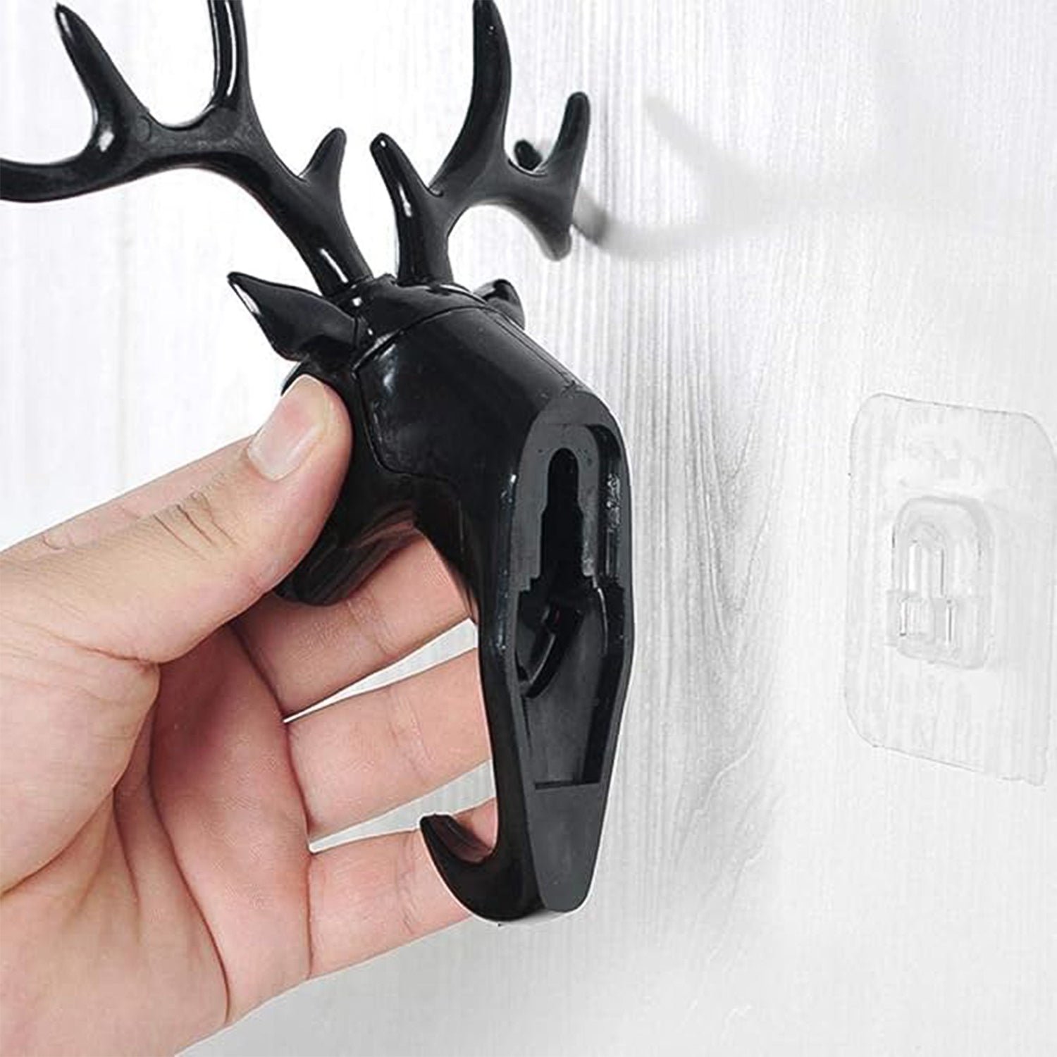 Deer Head Wall Hook – Self-Adhesive & Decorative | Styleva