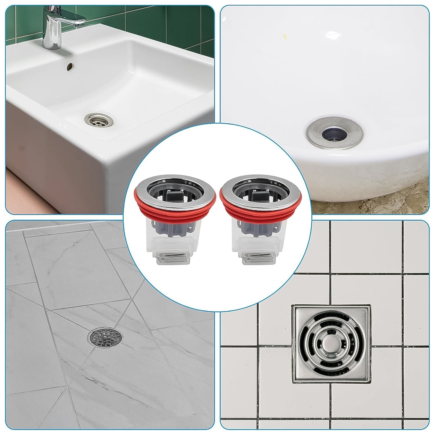 Odour Proof Floor Drain – Magnetic Valve for Fresh Bathrooms