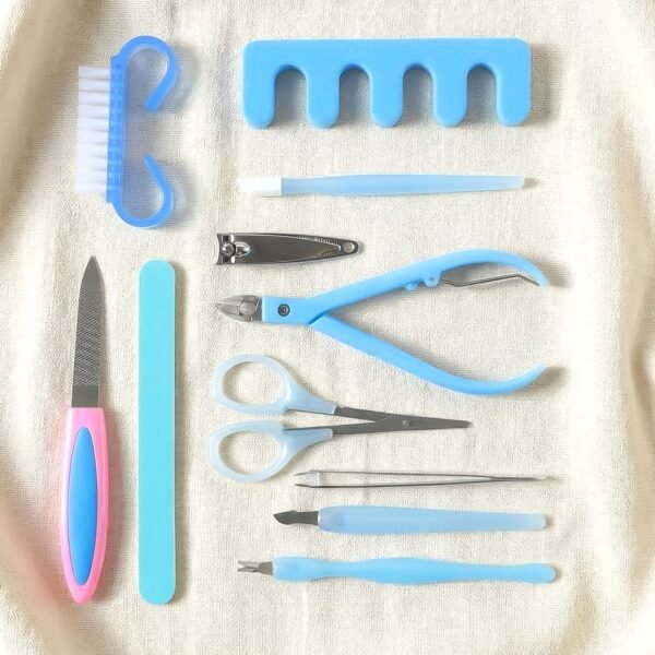 11 in 1 Manicure Pedicure Nail Care Kit – Professional Grooming Set |