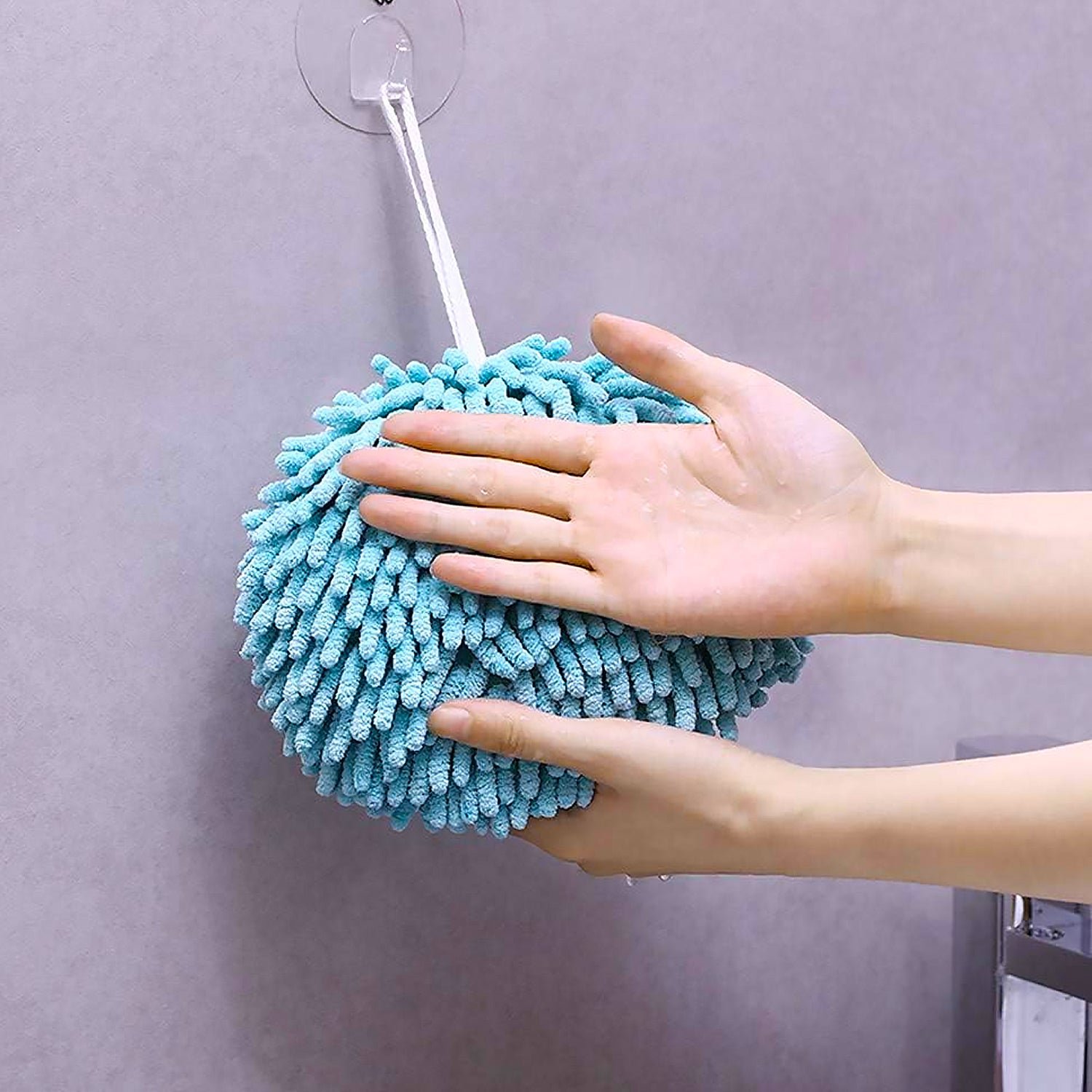 Microfiber Hanging Hand Towel – Super Absorbent & Quick Dry | Velvet Wipe