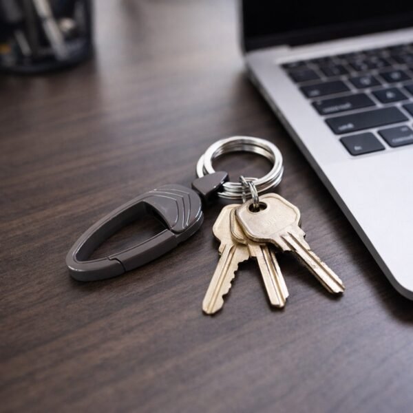 Heavy Duty Metal Carabiner Keychain – Durable & Secure Accessory