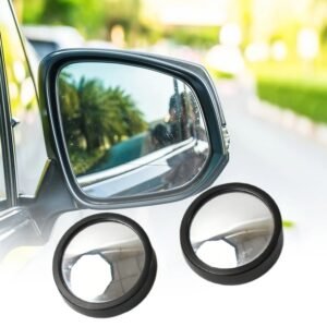Car Blind Spot Mirror – HD Convex Frameless (2-Pack) | Velvet Wheels