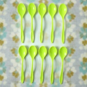 Plastic Spoons Set – Reusable Serving Cutlery | Tummy Tide