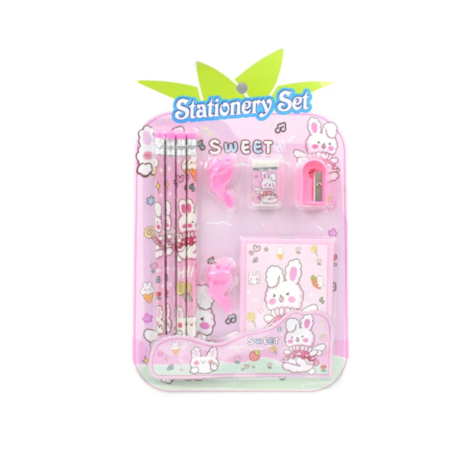Kids' Stationery Kit – 9 Pc Set, Wooden Pencils | Arrive Kit