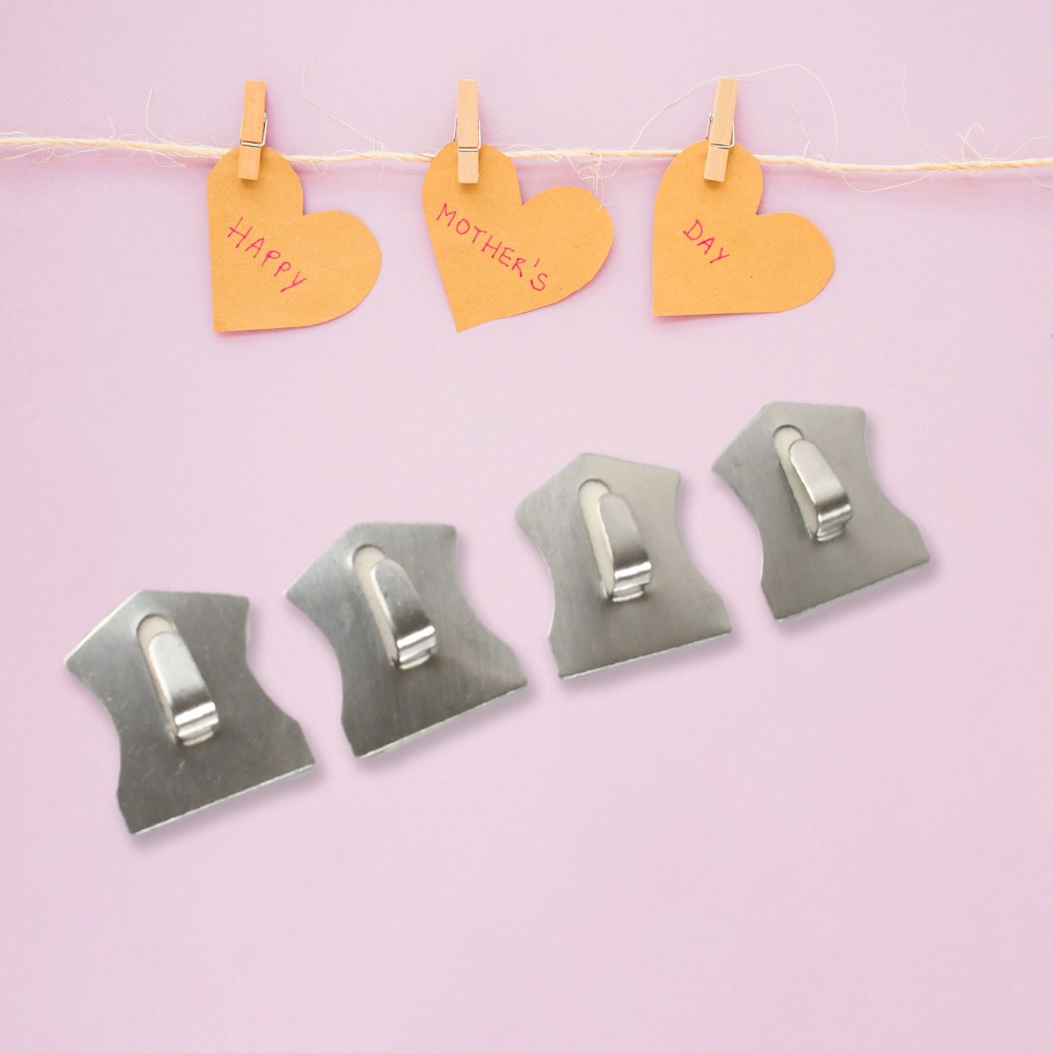 Self-Adhesive Hooks – Heavy Duty Stainless Steel | GlimmerHome