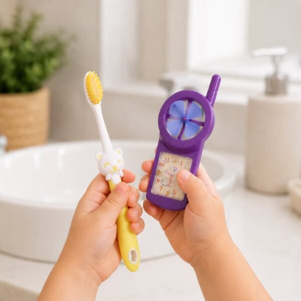 Kids Cartoon Toothbrush Set – Gentle & Fun Oral Care for Kids