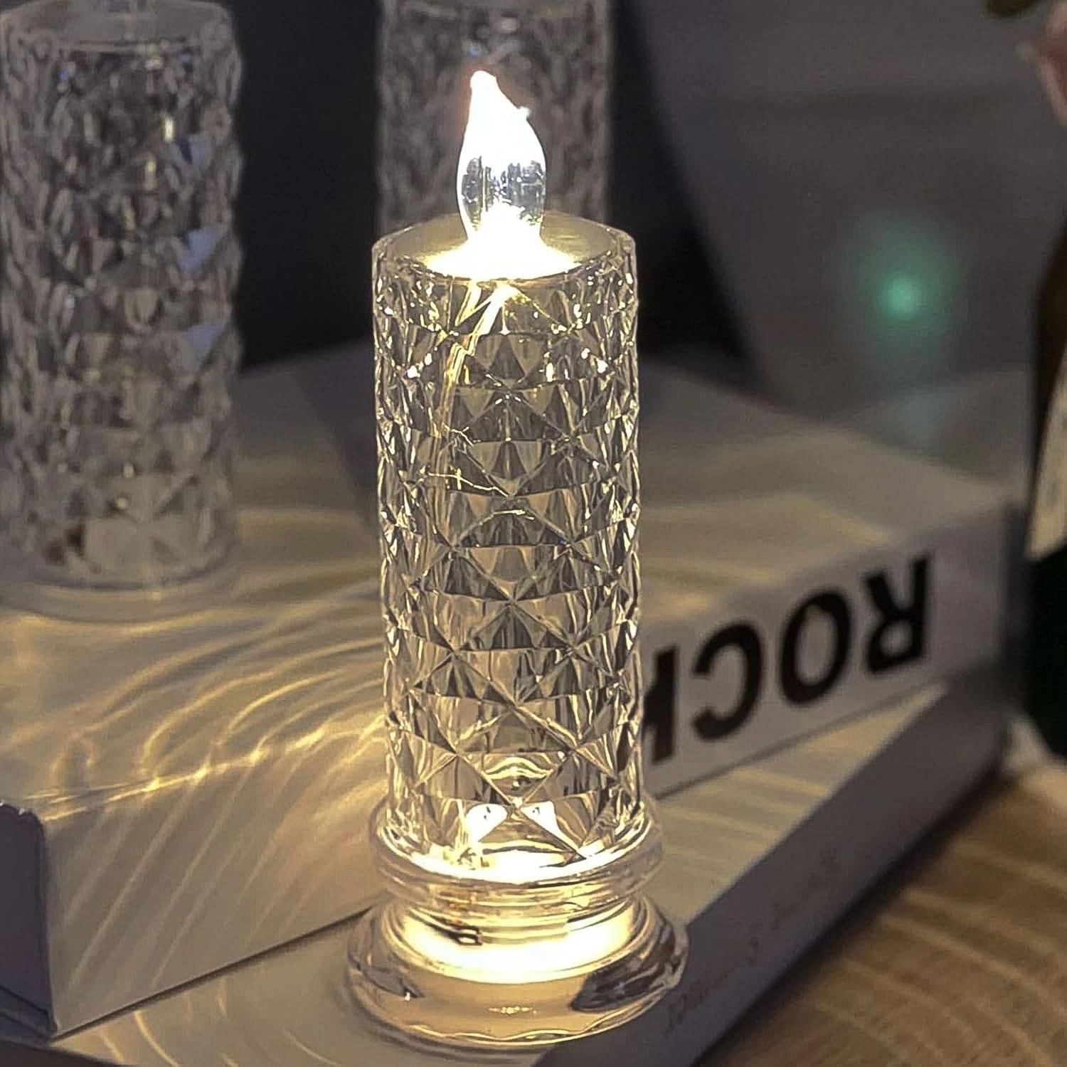 Crystal LED Candle – Shimmering Diwali Decor & Gift | Styleva