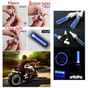 LED Tyre Valve Caps – Motion-Activated Light | RaceVault