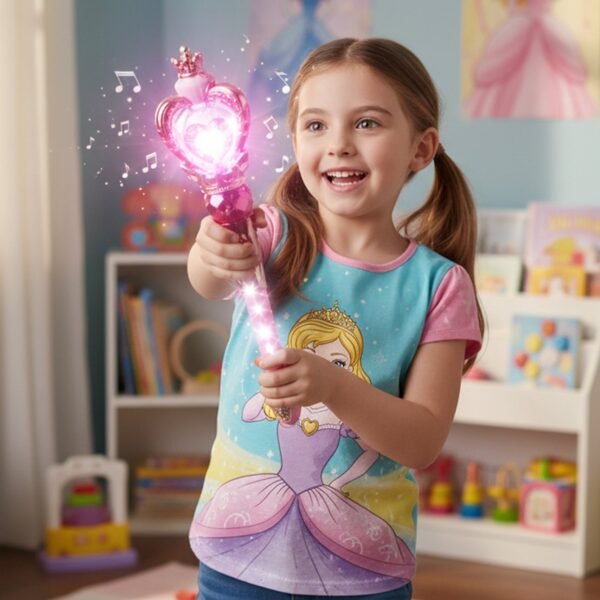 Princess Magic Light Wand Toy – Enchanting Kids' Role Play Accessory