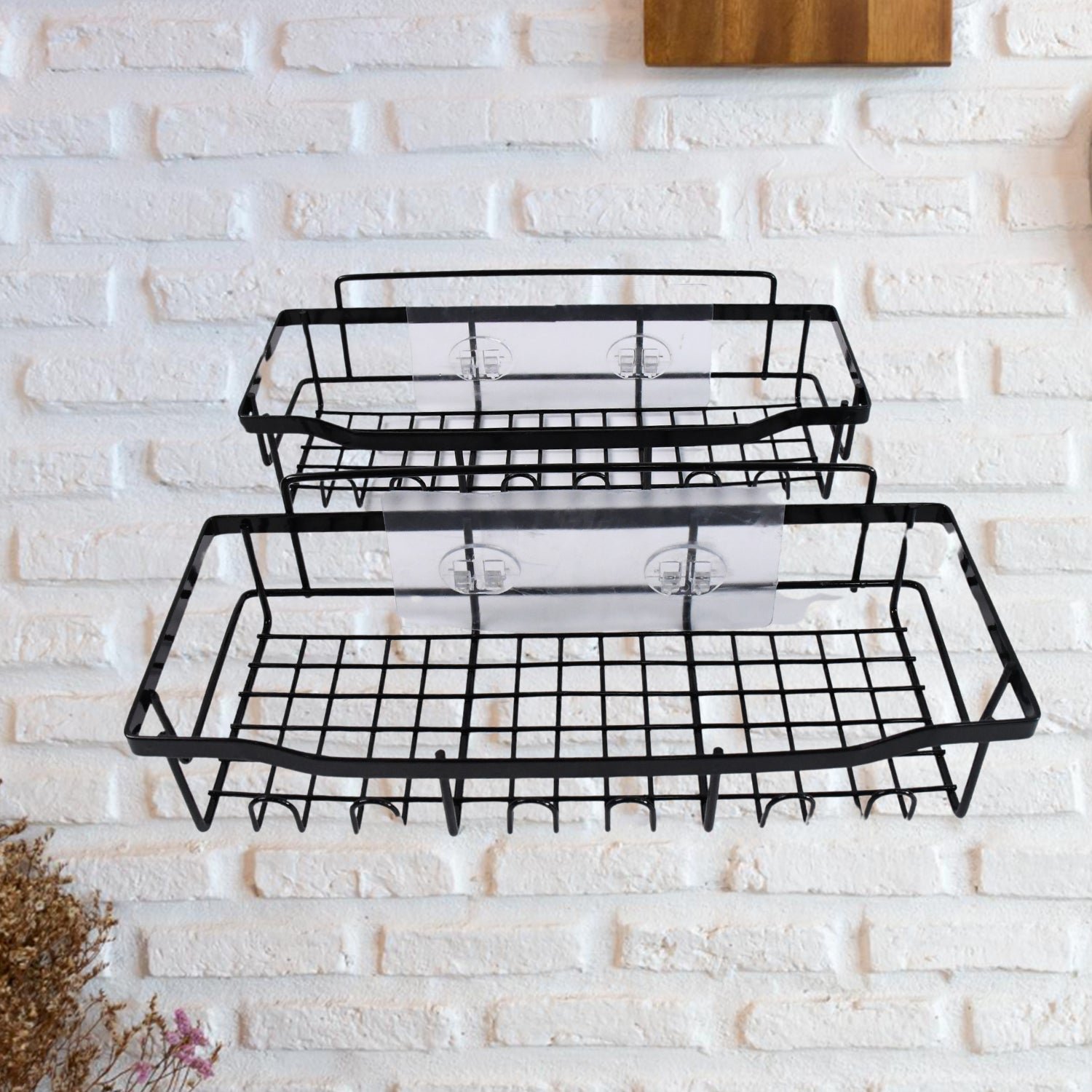 Metal Shower Caddy – Durable 5-Pc Bathroom Organizer Combo