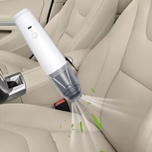 Mini Handheld Vacuum Cleaner – Cordless Rechargeable with 5 Nozzles