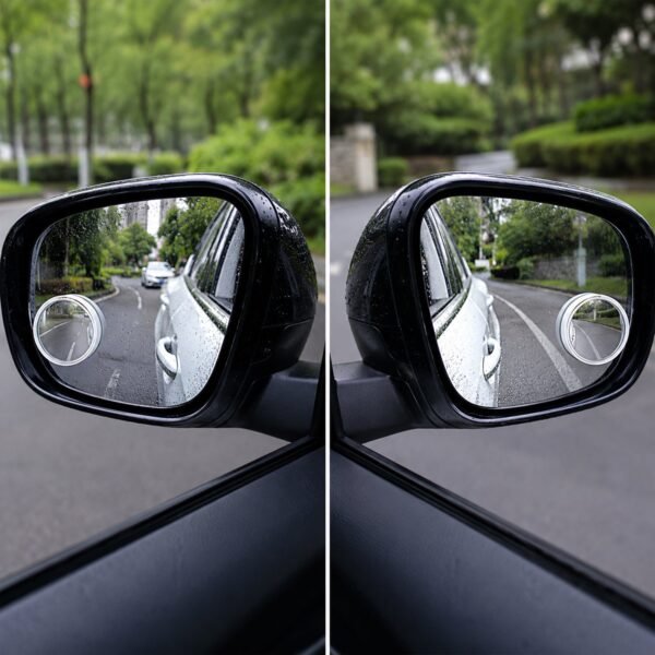 360° Adjustable Blind Spot Mirror – Wide Angle for Safer Driving