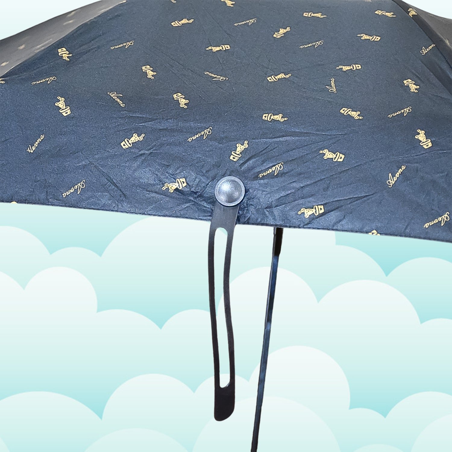 Compact Umbrella UV Protection 3 Fold with Zip Case
