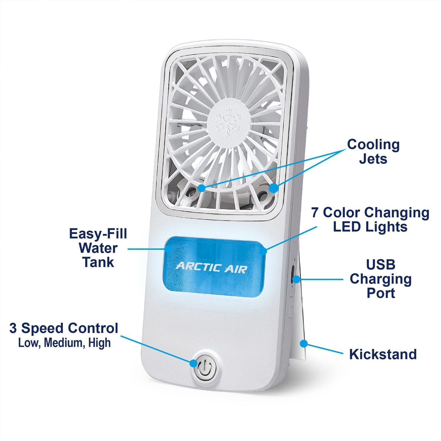 Portable Personal Air Cooler – Cordless & USB Rechargeable | Voltronic