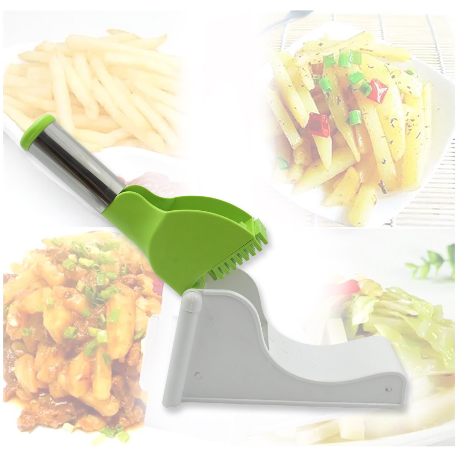 French Fry Chipser – Virgin Plastic Potato Slicer | ChefAura