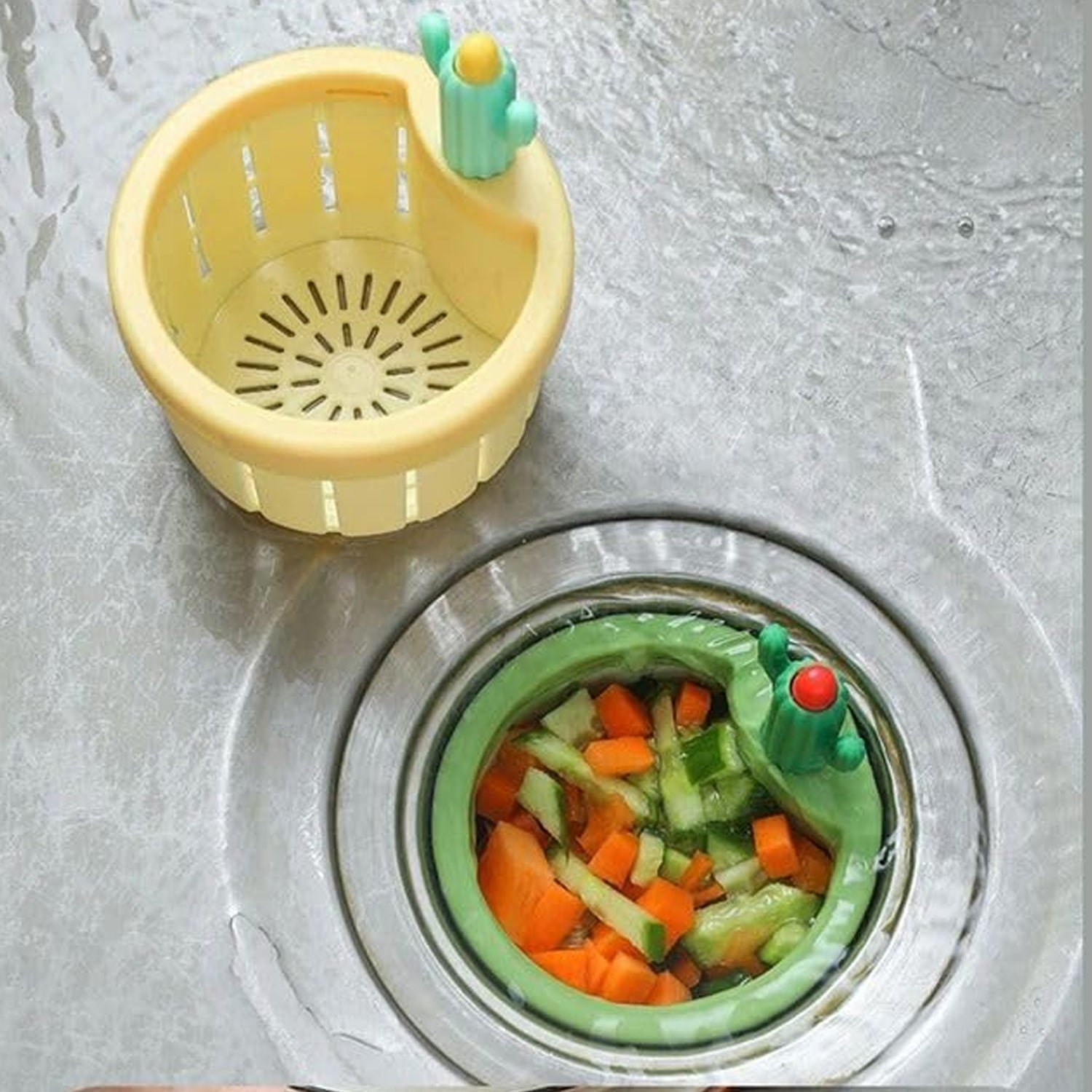 Kitchen Sink Drain Strainer – Automatic Waste Filter | Garth
