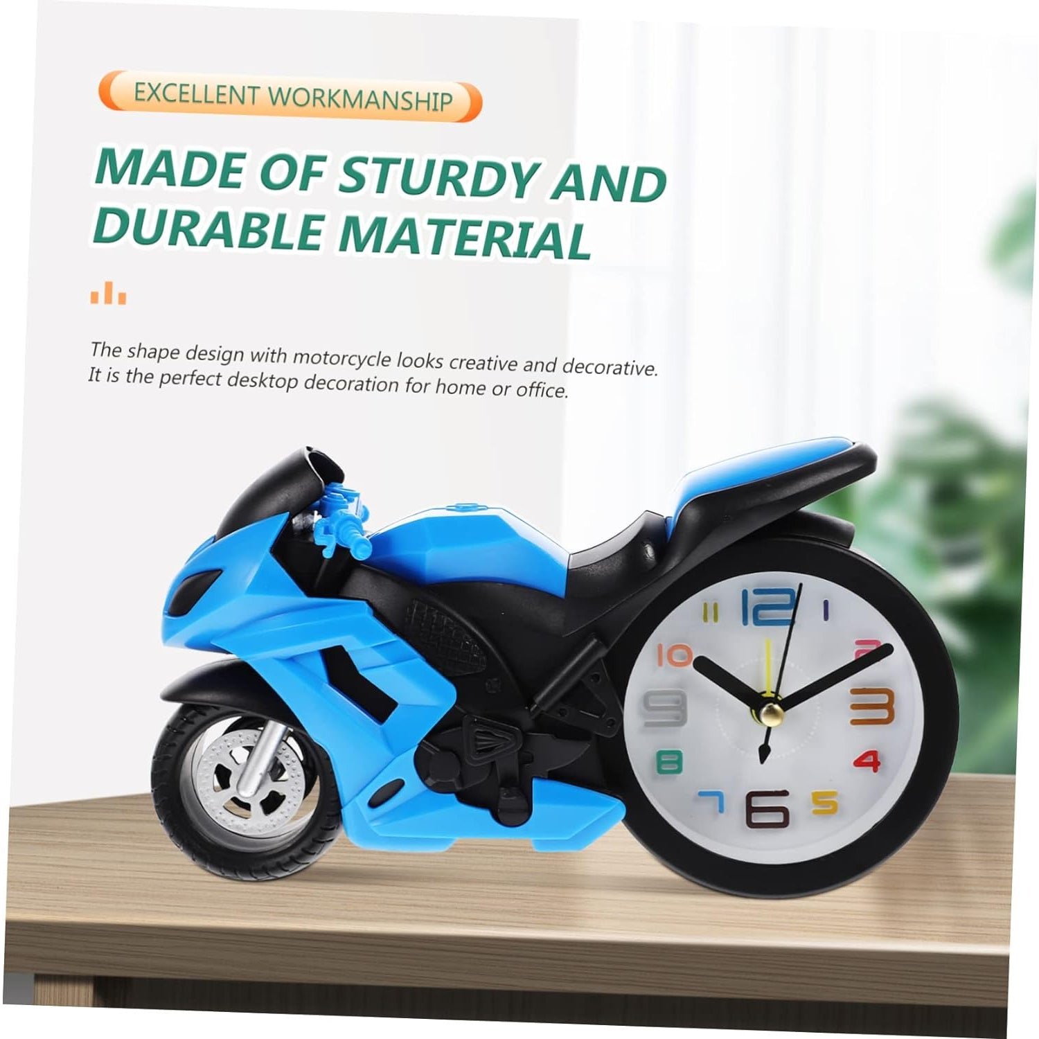 Retro Motorcycle Alarm Clock – Silent Engine Design | worko