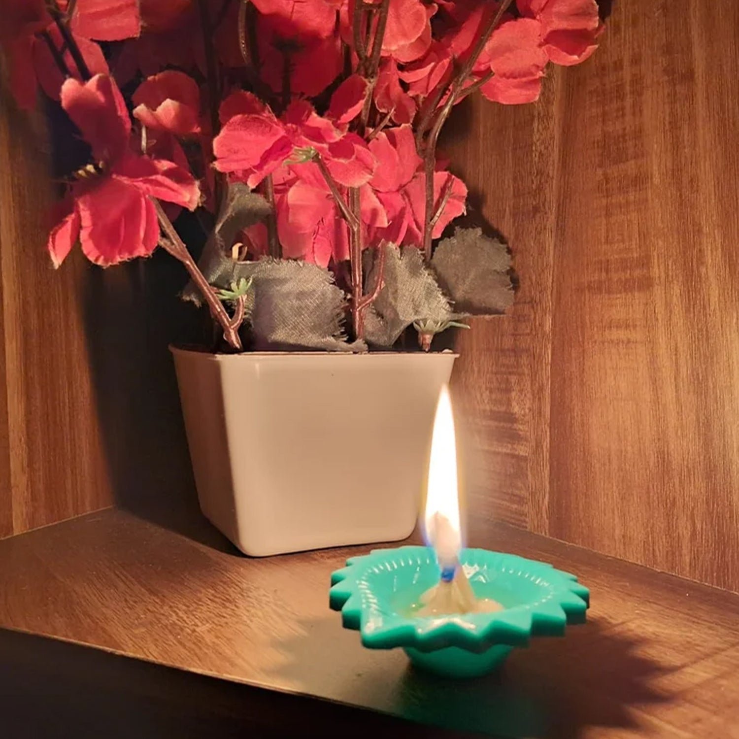 Silicone Diya Set (6 Pcs) – Reusable Diwali Lamps | Giftoiza