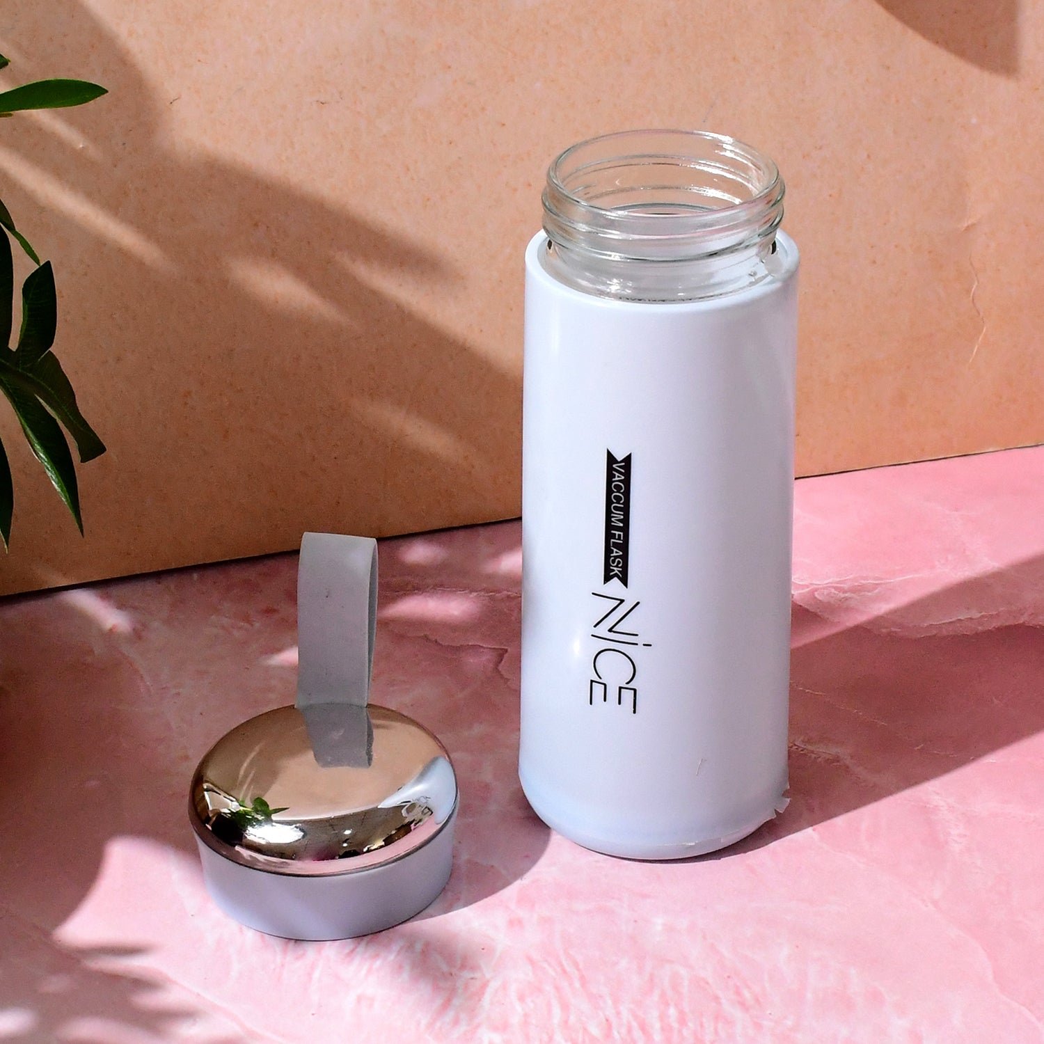 Glass Water Bottle 400ml – Leak Proof & Eco-Friendly Hydration