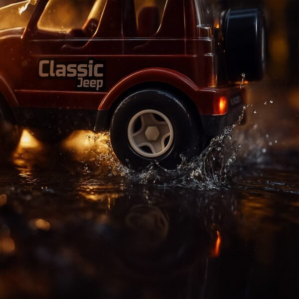Friction-Powered Classic Jeep Toy Car – Smooth Indoor Ride