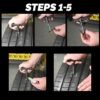 Tyre Repair Strips – Emergency Puncture Seal (5 Pcs) | Indo Glow