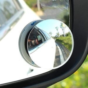 Blind Spot Mirror – Wide Angle Adjustable Convex (2 Pcs) | RaceVault