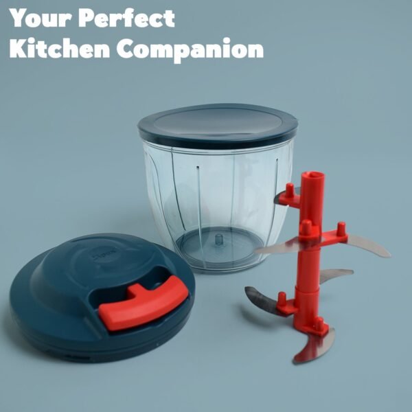 Hand-Powered Vegetable Chopper – 1000ML Capacity for Fast Prep