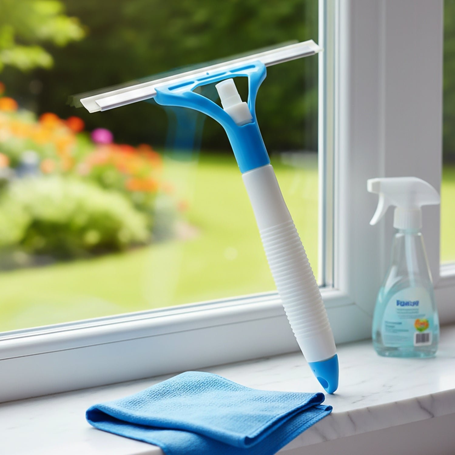 Window Cleaning Squeegee – Comfortable Non-Slip Grip for Streak-Free Shine