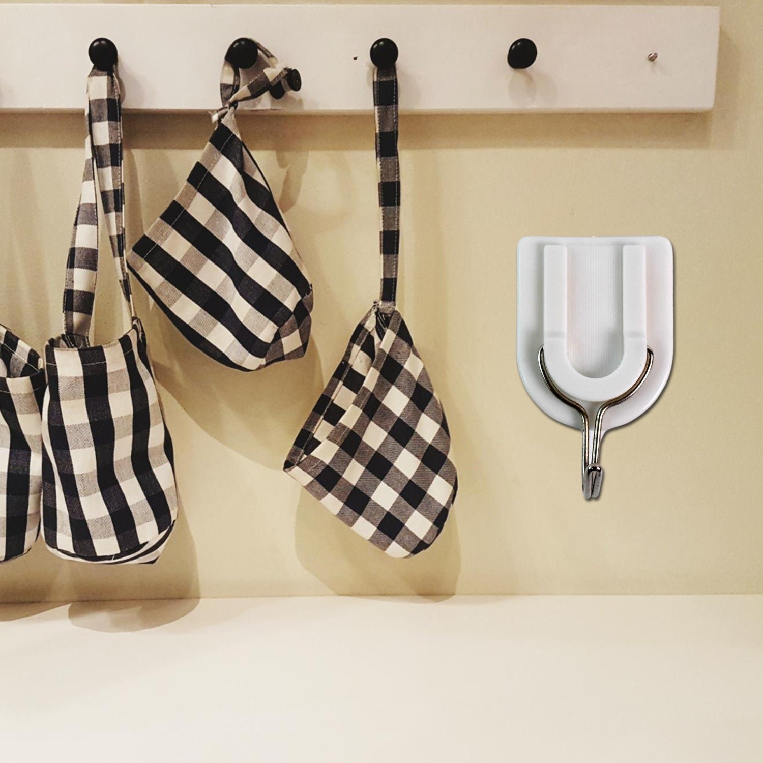 Adhesive Wall Hooks – Stainless Steel & Multipurpose | GlimmerHome