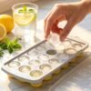 Round Ball Ice Cube Tray with Lid – Creates Elegant Ice Spheres