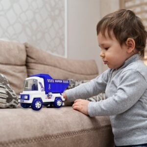 Friction Dumper Truck – Big Size, Openable Container | Action Legion