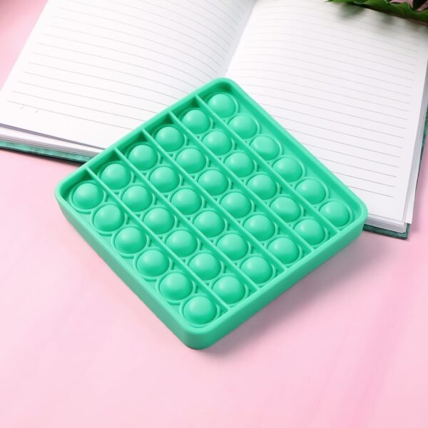Stress Relief Silicone Pop It Fidget Toy – Durable & Portable