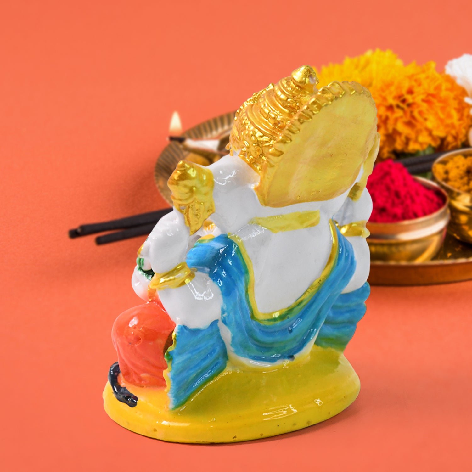 Lord Ganesha Idol – Handcrafted Decorative Showpiece for Home