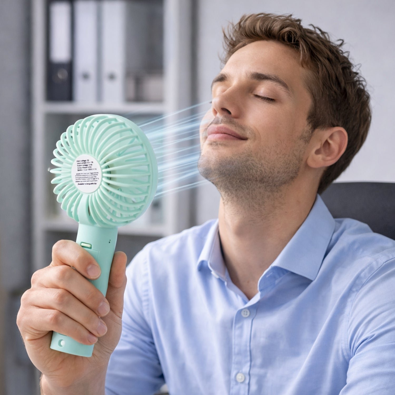 Portable Handheld Fan – Lightweight & Rechargeable Cooling | Storenzo