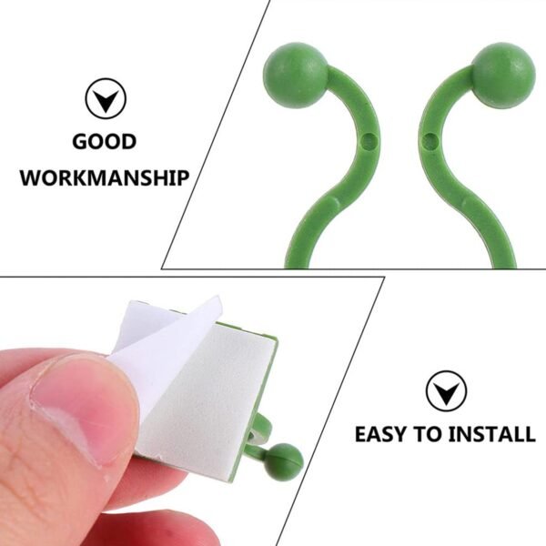 Plant Climbing Clips – Self-Adhesive Wall Support | Grow Vanta