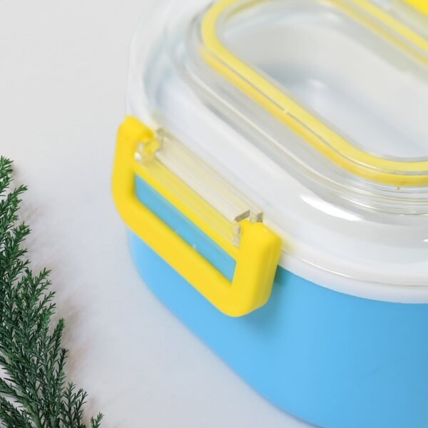 Kids Lunch Box – Durable Plastic with Spoon & Fork | Lunchie Bunchie