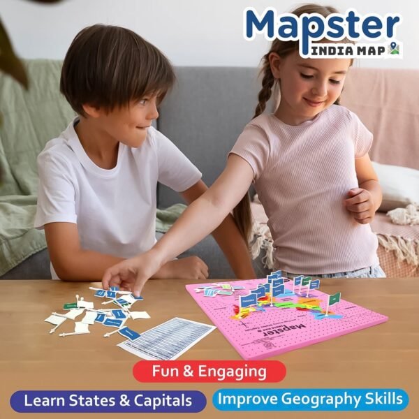 India Map Puzzle – Educational EVA Foam Game for Kids