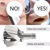 Nose Hair Clipper – Stainless Steel Manual Trimmer | Calm & Curl