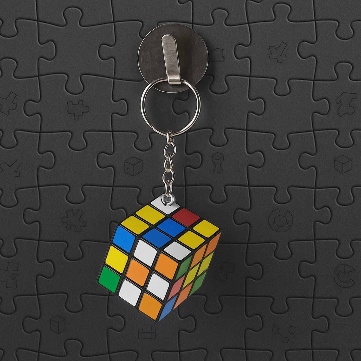 Mini Magic Cube Puzzle – Brain Game Keychain | Boardoria