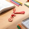 Snake Shape Keychain – Cute Strap & Hook Clip for Kids