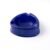 Dark Blue Plastic Ashtray – Durable Smokeless 3-Slot Design